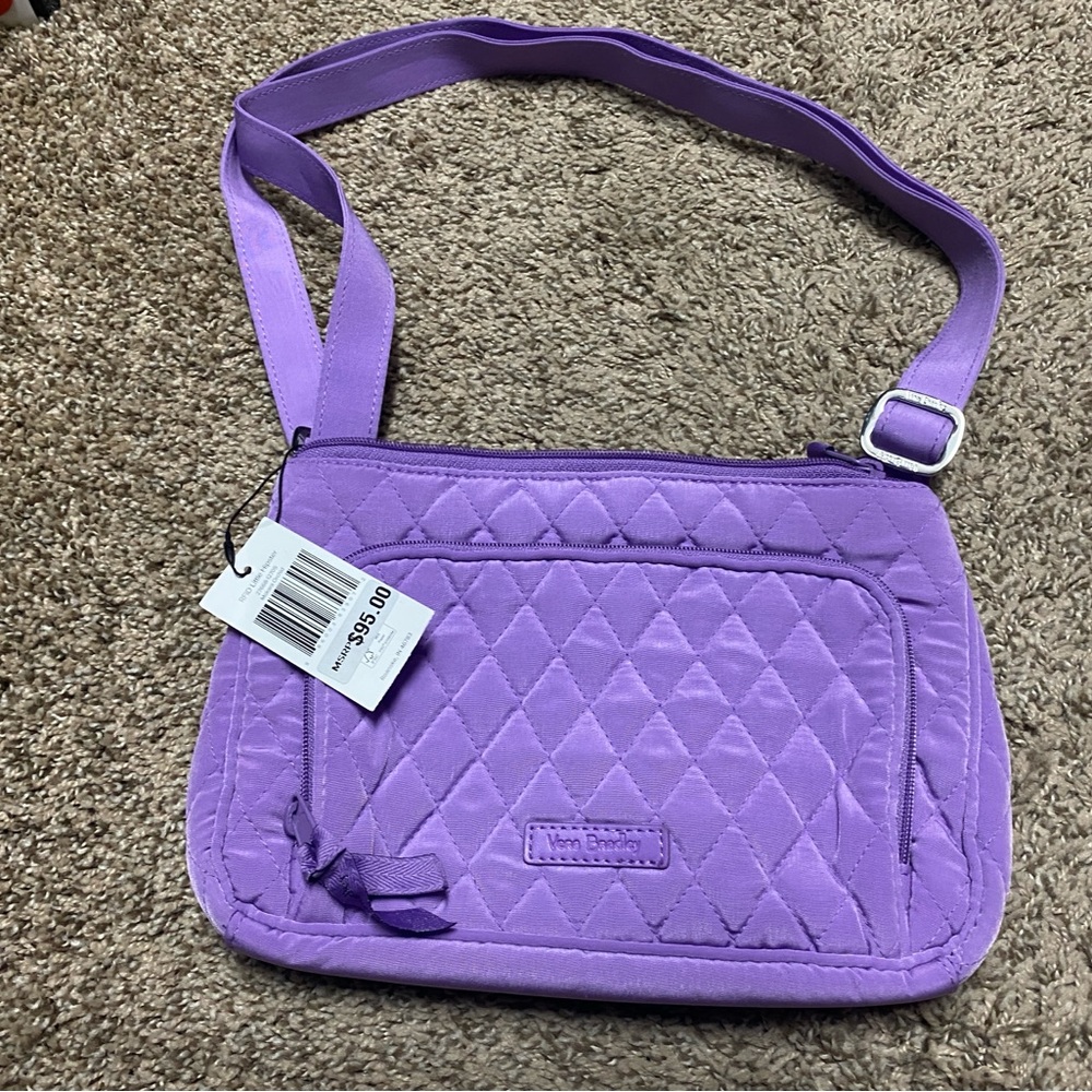 Vera Bradley Lilac Quilted Crossbody Bag